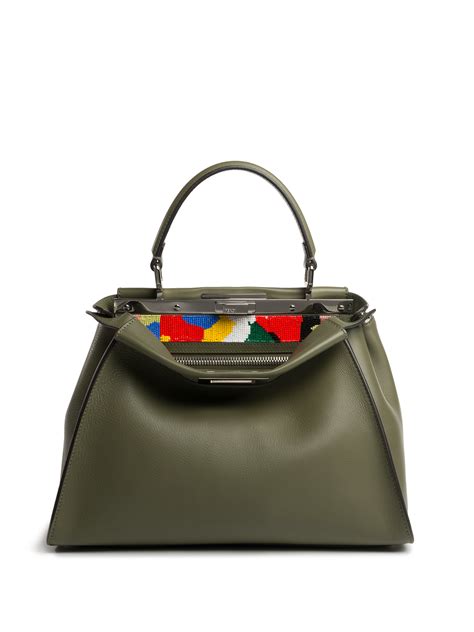 fendi peekaboo green|fendi peekaboo price.